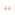 Swarovski Bella Heart earrings, pink, pink gold plated - 5515192