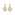 Swarovski Bella V Drop-earrings Cylindrical grinding, Gold colors, Gold-tone plated - 5662093