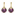 Swarovski Bella V Ohrringe, violett, vergoldet - 5509404