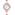 Swarovski Crystal Rose Silbrig / Rosé - 5484073