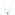 Swarovski Sparkling Halskette, türkis, rhodiniert - 5524137