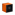 SwissKubik Masterbox Aluminium Orange - 1 montre - SK01.AE010