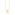 Thomas Sabo Basics Kette mit Pfoten-Anhänger und weißer Emaille vergoldet - KE2266-427-14-L45V