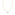 Thomas Sabo Basics Chaîne avec pendentif à zircone blanche, dorée - KE2210-414-14-L45V