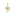 Thomas Sabo Charm pendant blue Eye gold plated - 1926-971-7