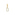 Thomas Sabo Pendentif Charm lettre D avec pierres blanches plaqué or - 1967-414-14