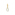 Thomas Sabo Charm pendant letter O with white stones gold plated - 1978-414-14