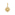 Thomas Sabo Pendentif Charm soleil multicolore plaqué or - 1935-488-7