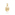 Thomas Sabo Charm pendant angel number 333 with stones Connect gold-plated - CC1250-414-14