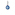 Thomas Sabo Pendentif Charm Œil Bleu de Turquie - 0829-007-1