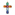 Thomas Sabo Sterling Silver Glam & Soul Pendentif Croix Pierres Colorées Grande Or - PE858-996-7