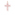 Thomas Sabo Sterling Silver Glam & Soul Anhänger Kreuz Rosa Steine mit Stern - PE890-417-9