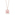 Thomas Sabo sterling silver glam & soul chain pink stone with star - KE1953-417-9-L45v