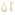 Thomas Sabo Sterling Silver Glam & Soul Ohrringe Heritage mit Perle Gold - H2098-413-39