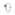 Engagement Ring 750/18 K White Gold with Diamonds 0.25 ct H/Si and Ruby 0.35 ct - PR03357-3-WG