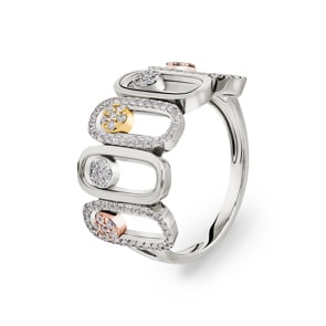 0.37 carats diamants bague or jaune 750/18 ct