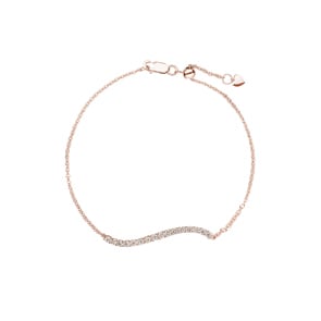 0.50 Karat Diamantarmband 750/18 K Roségold