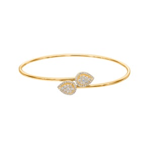 0.50 Karat Diamantarmreif 750/18 K Gelbgold