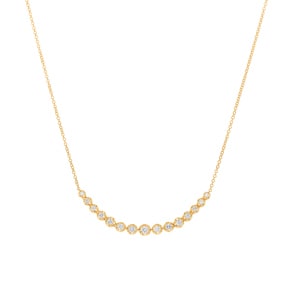 0.50 Karat Diamantencollier 750/18 K Gelbgold