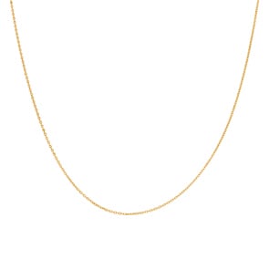 0.6mm Ankerkette 750/18 K Gelbgold 50cm
