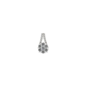 0.75 Karat Diamantanhänger 750/18 K Weissgold