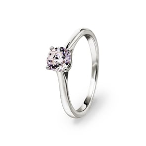 0.75ct Diamant Solitärring 750/18 K Weissgold