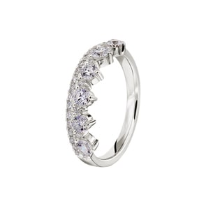 0.81 Karat Diamantring 750/18 K Weissgold