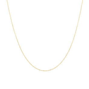 0.8mm Ankerkette 750/18 K Gelbgold