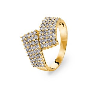 1.00 Karat Diamantring 750/18 K Gelbgold