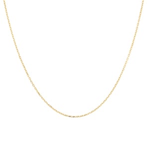1.0mm Ankerkette 750/18 K Gelbgold