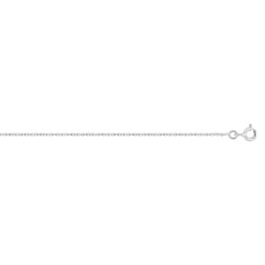 1.1mm Collier singapour or gris 375/9 ct