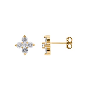 1.20 Karat Diamantohrstecker 750/18 K Gelbgold