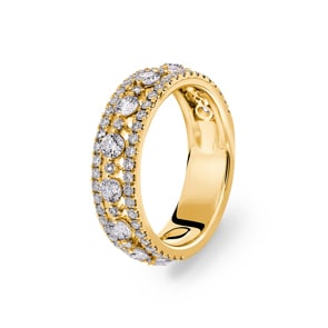 1.35 Karat Diamantring 750/18 K Gelbgold