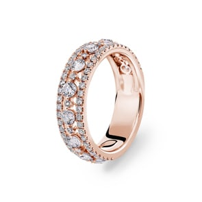 1.35 Karat Diamantring 750/18 K Roségold