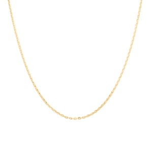 1.6mm Spiegelankerkette 750/18 K Gelbgold