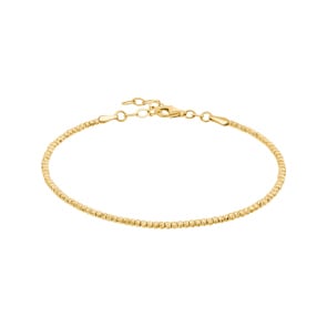1.9mm Fantasiearmband 750/18 K Gelbgold