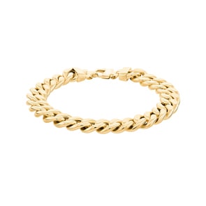 10.5mm Panzerarmband 750/18 K Gelbgold halbmassiv