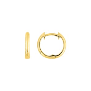 11mm Scharnier-Creolen 375/9 K Gelbgold