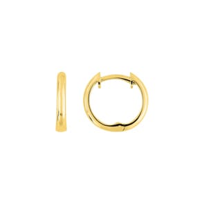 11mm Scharnier-Creolen 750/18 K Gelbgold