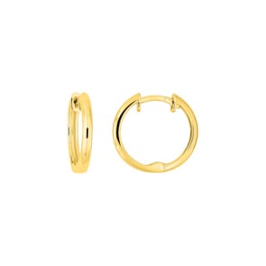 13mm Scharnier-Creolen 375/9 K Gelbgold