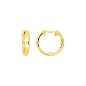 13mm Scharnier-Creolen 750/18 K Gelbgold