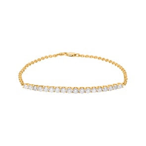 2.00 Karat Diamantarmband 750/18 K Gelbgold