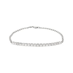 2.00 Karat Diamantarmband 750/18 K Weissgold