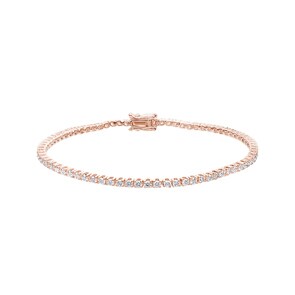 2.00 Karat Diamanten Tennisarmband 750/18 K Roségold