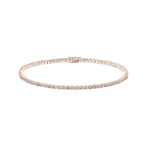 2.00 Karat Diamanten Tennisarmband 750/18 K Roségold