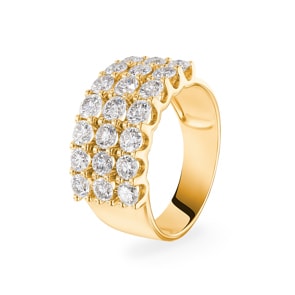 2.00 Karat Diamantring 750/18 K Gelbgold