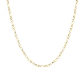 2.3mm Figarokette 750/18 K Gelbgold
