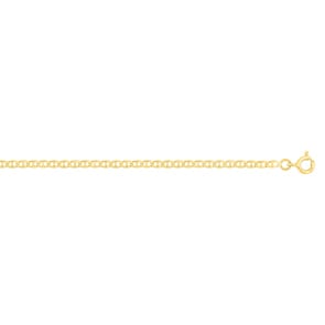 2.4mm Marine-Panzerarmband 375/9 K Gelbgold
