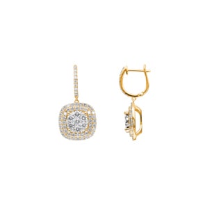 2.50 Karat Diamant-Kreolen 750/18 K Gelbgold