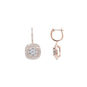 2.50 Karat Diamant-Kreolen 750/18 K Roségold